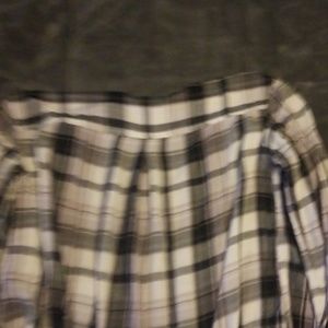 Button up plaid shirt